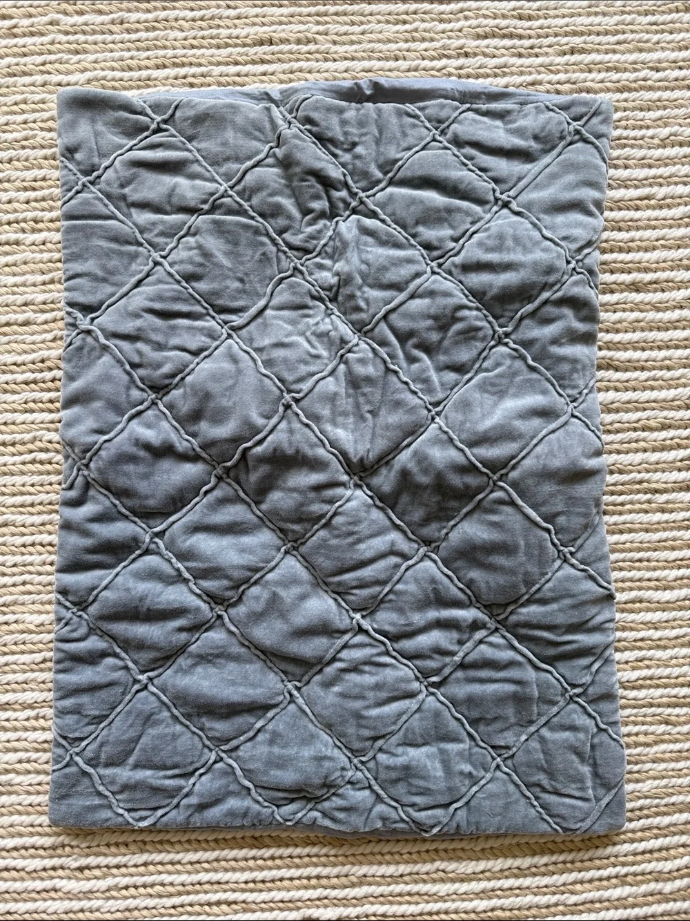 RH TEEN | HAND-STITCHED WASHED VELVET SHAM